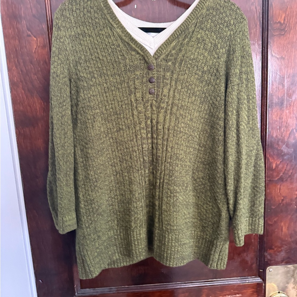 Olive Green Women's Sweater